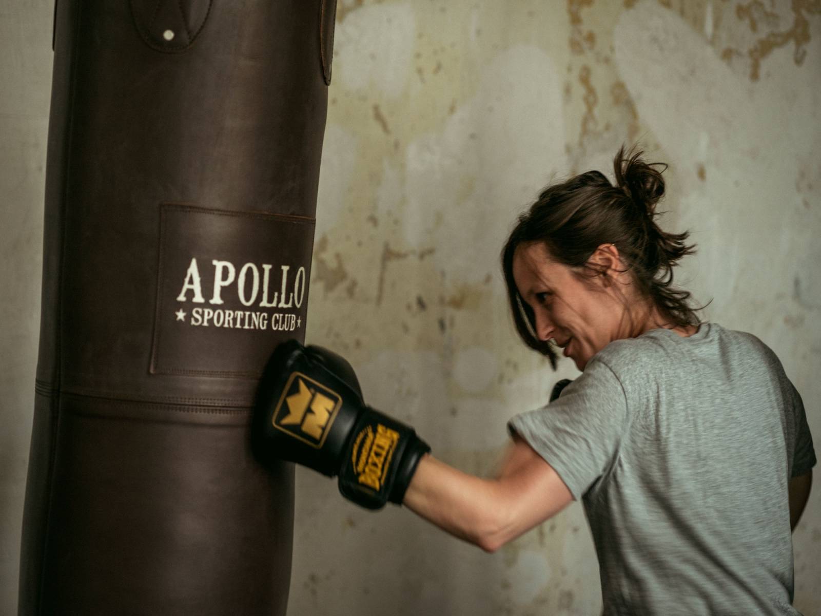Boxe avec bag féminine 
