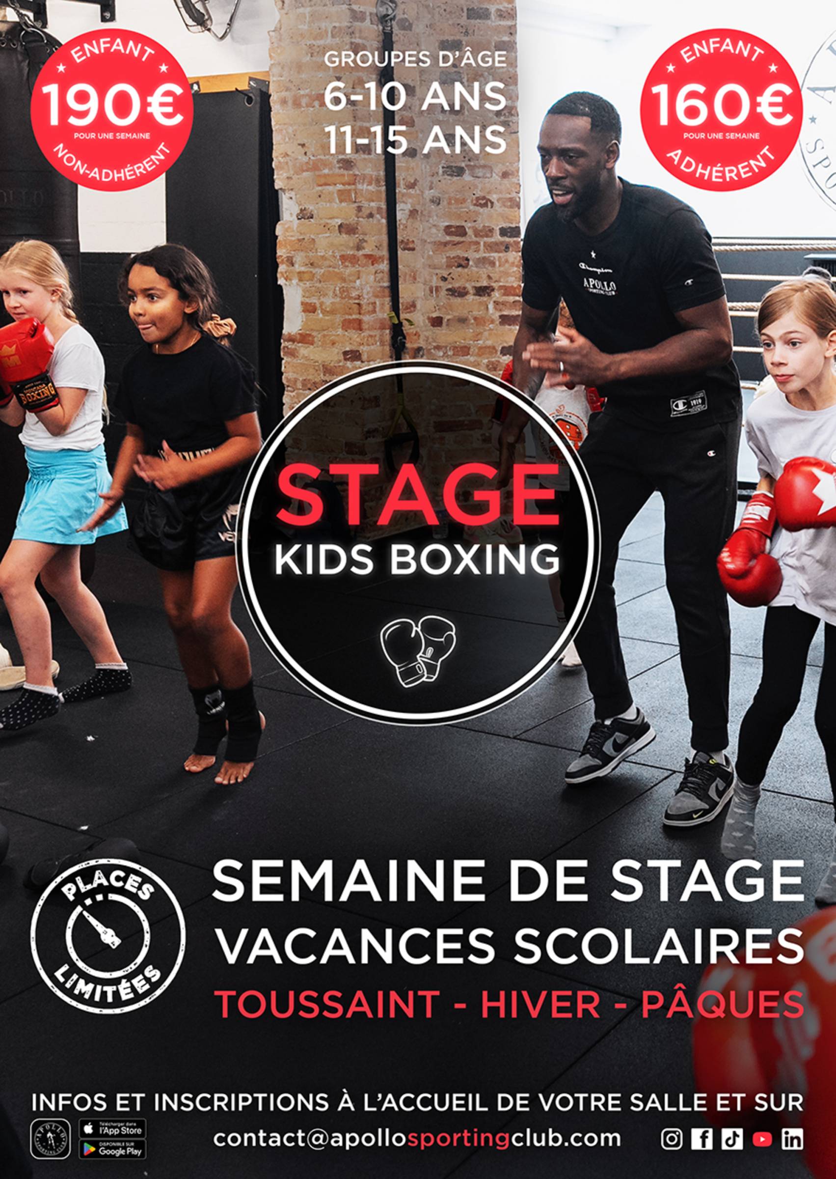 stage de boxe enfant 
