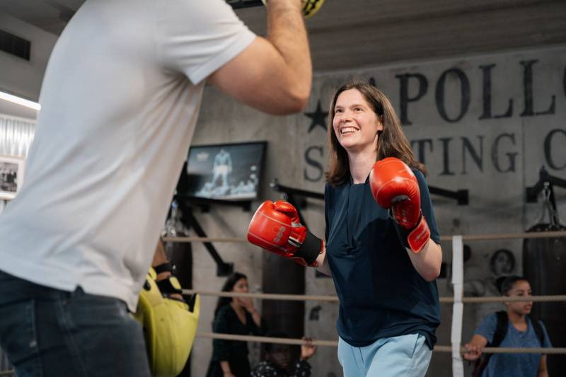 Cours de boxe personnes TSA
