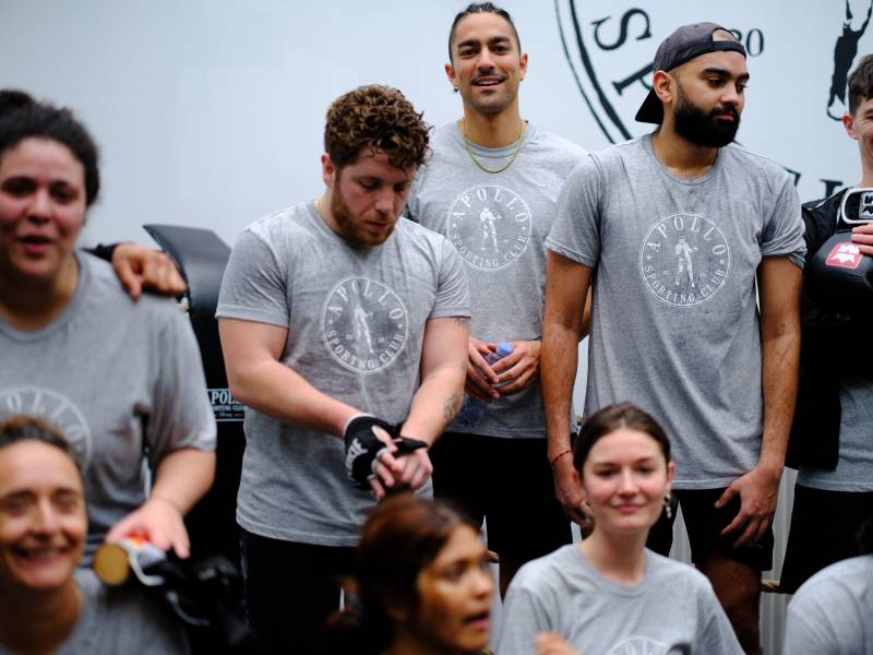 Soit entouré pendant des séances de sport