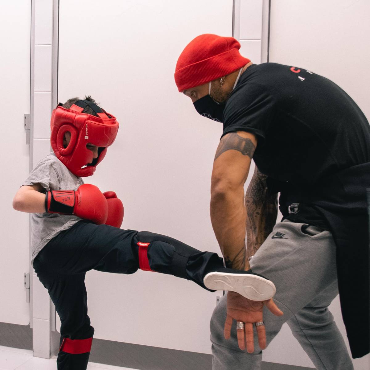 entrainement de boxe pour enfant