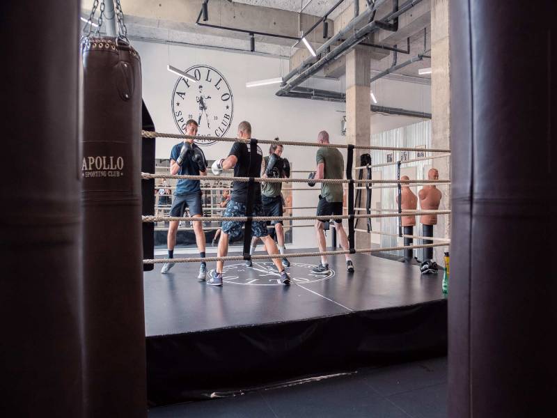 Boxe avec opposition sur le ring à Lyon 