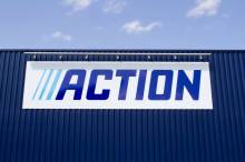 devanture d'un magasin action avec son logo